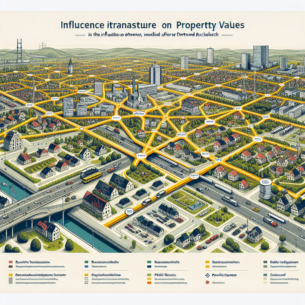 Infrastruktureinfluss auf Bodenrichtwert in Dortmund Buchholz